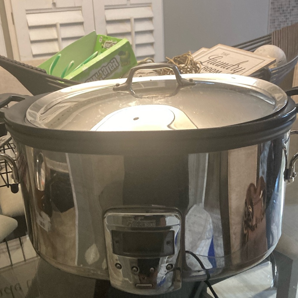 7 qt crockpot stainless steel
